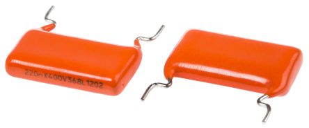 Vishay MKT368 Film Capacitor 220 nF 220V ac 400 V dc, Through Hole - pack size 1000 units