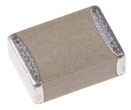 Vishay 1 μF Multilayer Ceramic Capacitor, 50V dc, ±10 %, Surface - pack size 1000 units