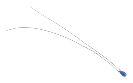 RS PRO Thermistor, NTC Type 3 kΩ 63.5 mm 63.5 mm 2.4 mm - pack size 100 units