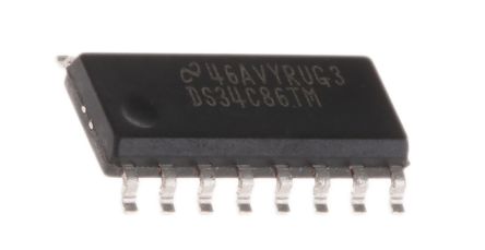 Texas Instruments Line Receiver, 3 State, 16-Pin SOIC - pack size 48 units
