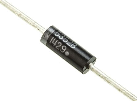 onsemi 1, 15 V Zener Diode, Single 5 W 5 % Through Hole 2-Pin DO-15 - pack size 1000 units