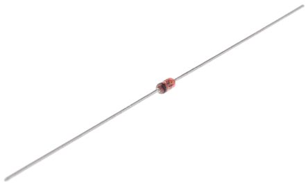 Nexperia Silicon Junction, Single, 250 mA, 2-Pin 125 V DO-34 - pack size 10000 units