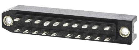 Telegartner J00041A0917, DIN 41612 Connector, 20-Way, 2 Row, J000 Straight Female