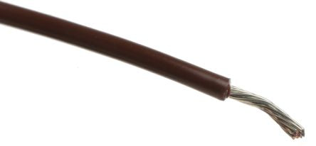 Alpha Wire Hookup Wire PVC Series Brown Hook Up Wire, 20 AWG, 10, 305 m, 3053 BR001 - pack size 304 units