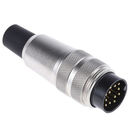 binder Circular Connector, 12 Contacts, Cable, M16 Connector, Plug, Male, IP40, 680 Series