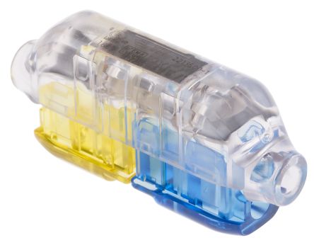 TE Connectivity, 221 In Line Splice Connector, Clear, Insulated, Tin 12 AWG