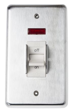 MK Electric 32A 6 Gang Switched Fused Spur BS 7288:1990, BS 1363 Pt 2:1995, NF C61-314, BS EN 60670-22:2006, BS EN