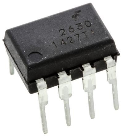 onsemi HCPL2630 DC Input Optocoupler, Through Hole, 8-Pin DIP - pack size 50 units