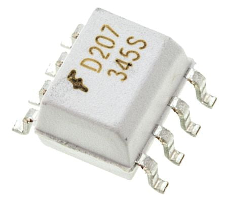 onsemi DC Input 2-Channel Optocoupler, Surface, 8-Pin SOIC - pack size 2500 units