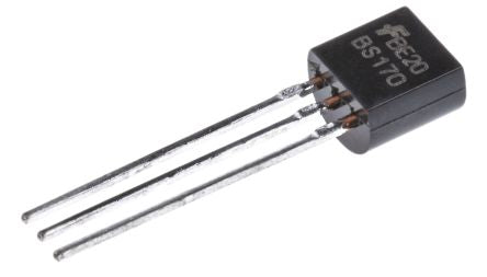 onsemi BS170 Type N-Channel MOSFET, 500 mA, 60 V Enhancement, 3-Pin TO-92 - pack size 1000 units