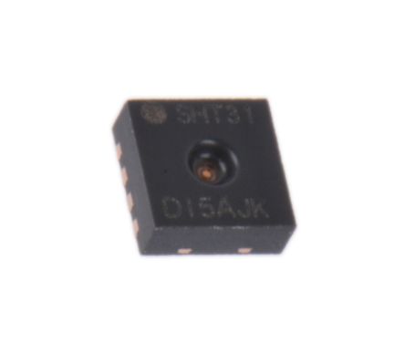 Sensirion SHT3x Series, Digital Output Temperature & Humidity Sensor, Surface Mount, Serial-I2C, ±2 %RH, ±0.3 °C, 8-Pin - pack size 2500 units