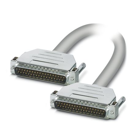 Phoenix Contact Male D-Sub to Male D-Sub 37-Pin Cable, 2 m Polyvinyl Chloride, VARIOFACE Series
