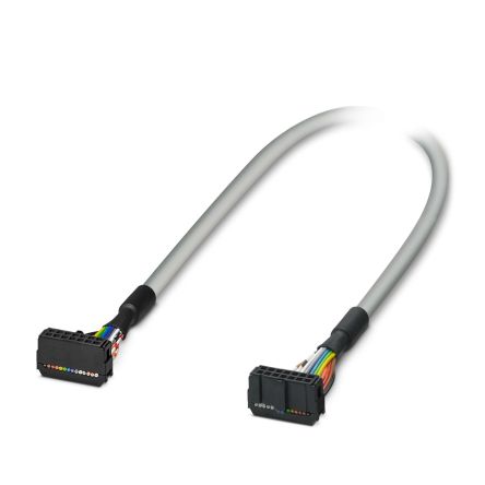 Phoenix Contact CK2211 Series IDC Socket Cable Assembly, 2.54 mm Pitch, 3 m Length