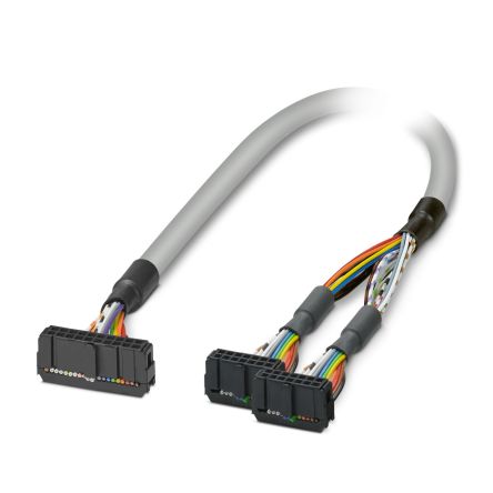 Phoenix Contact CK2215 Series IDC Socket Cable Assembly, 2.54 mm Pitch, 3 m Length