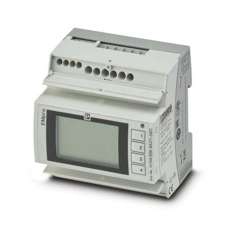 Phoenix Contact EEM-MA371-24DC LCD Digital Panel Multifunction Meter for AC Sine, Current, Power, 80 mm x 90 mm
