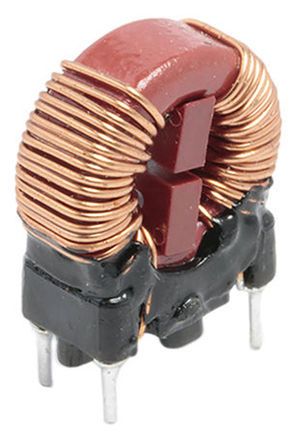 Wurth Elektronik 1 mH Ferrite Common Mode Choke, 2 A Idc, 45 mΩ Rdc 250V ac, WE-CMB - pack size 2 units