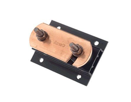 WJ Furse Copper Earth Bar L. 125 mm x W. 90mm x H. 90 mm 2 Ways