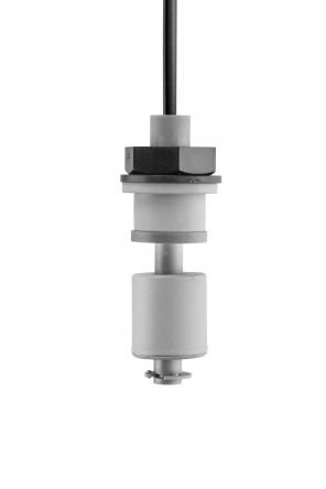 Sensata / Cynergy3 RSF100 Series Vertical Nitrile Rubber (NBR) Float Switch, 1 m Cable, NO/NC, 240 V ac ac Max, 120 V dc