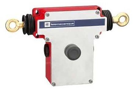 Telemecanique Sensors XY2CE Rope Pull Switch 285 mm, 2 NO/2 NC