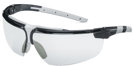 uvex i-3 Safety Glasses, Scratch Resistant, Anti-Mist, Clear Polycarbonate Lens, Plastic