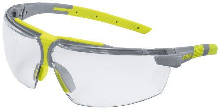 uvex i-3 Safety Glasses, Scratch Resistant, Anti-Mist, Clear, Plastic