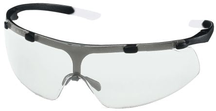 uvex SuperFIt Safety Glasses, Scratch Resistant, Anti-Mist, Clear Polycarbonate Lens, Plastic