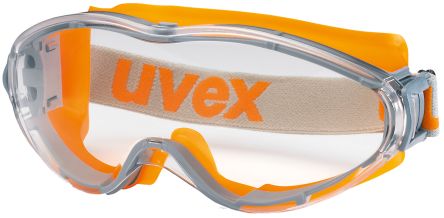 uvex Ultrasonic Anti-Fog, Dust Resistant Safety Goggles with Clear Lenses