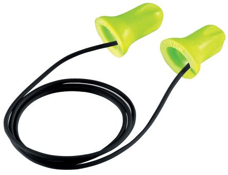 uvex uvex hi-com Series Yellow, Black Disposable Ear Plugs, 24 dB Rated 100 - pack size 100 units