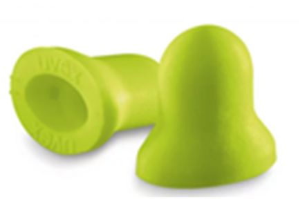uvex Uvex xact-fit Series Green Reusable Ear Plugs, 26 dB Rated 400 - pack size 400 units