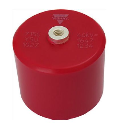 Vishay Single Layer Ceramic Capacitor 10 nF 15kV dc -20 to 80 % Y5U Dielectric, 715C, Screw 85 °C Max Op. Temp. - pack size 20 units