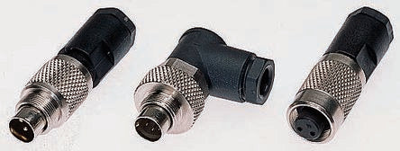binder Circular Connector, 8 Contacts, Cable, M9 Connector, Plug, Male, IP67, 712 Series