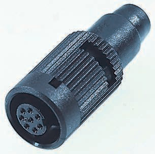 binder Circular Connector, 5 Contacts, Cable, Miniature Connector, Socket, Female, IP40, 678 Series