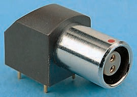 LEMO Circular Connector, 2 Contacts, Panel Mount, 12.6 mm Connector, Socket, Female, IP50, 1B Series