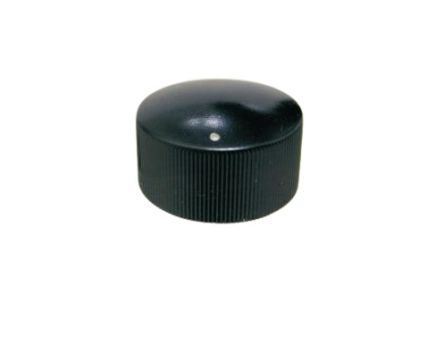 RS PRO 32 mm Knob Diameter Black Potentiometer Knob for 6.4 mm Shaft Circular