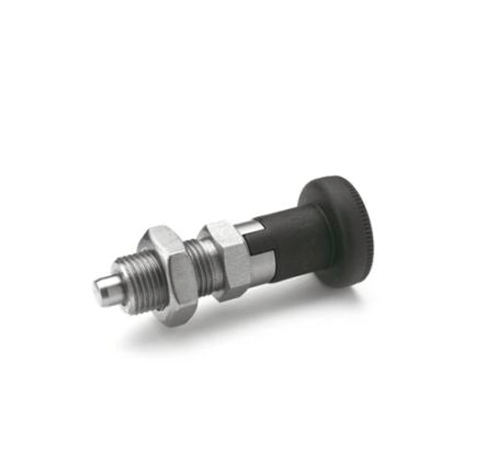 Ganter Stainless Steel M10 x 1 mm Index Plunger, 51 mm Long - pack size 10 units