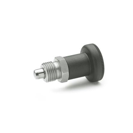 Ganter Stainless Steel M12 x 1.5 mm Index Plunger, 45 mm Long - pack size 10 units