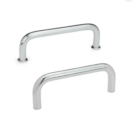 Ganter Natural Natural Stainless Steel Handle 43 mm Height, 10mm Width, 115 mm Length
