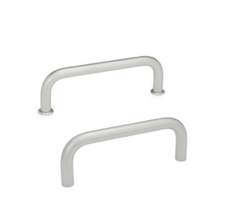 Ganter Natural Natural Aluminium Handle 43 mm Height, 10mm Width, 115 mm Length