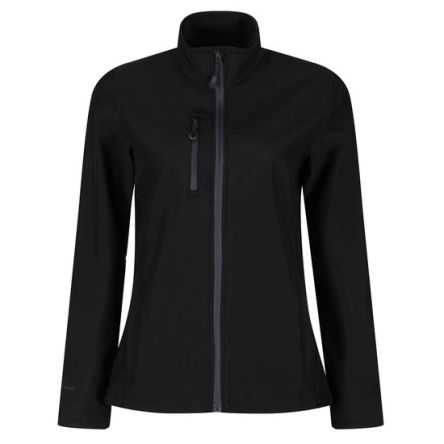 Regatta Professional TRA616 Black, Water Repellent, Lightweight Softshell Jacket Zip, 20 1 EA