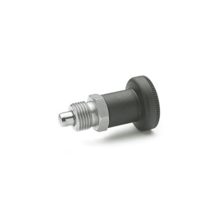 Ganter Stainless Steel M16 x 1.5 mm Index Plunger, 54 mm Long - pack size 10 units