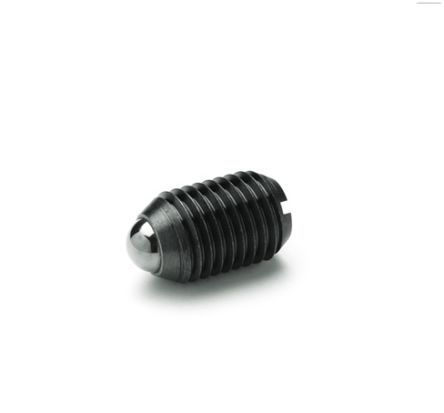 Ganter Steel M6 Ball & Spring Plunger, 14 mm Long - pack size 50 units