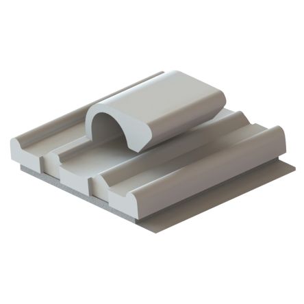 Essentra Natural Polyamide 66 Adhesive Clip Adhesive - pack size 100 units