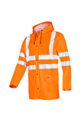 Sioen Eshton Orange Unisex Hi Vis Jacket, L