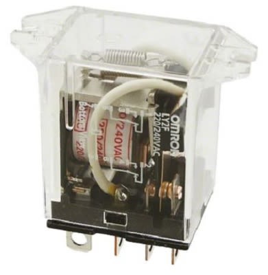 Omron Surface Power Relay, 200V ac Coil, 15A Switching Current, SPDT