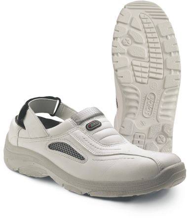 Jalas 5012 Unisex White Safety Shoes, UK 11, EU 46