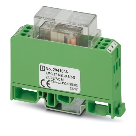 Phoenix Contact EMG Series Solid State Relay, 10 A Load, DIN Rail Mount, 250 V ac/dc Load, 26.4V Control - pack size 10 units