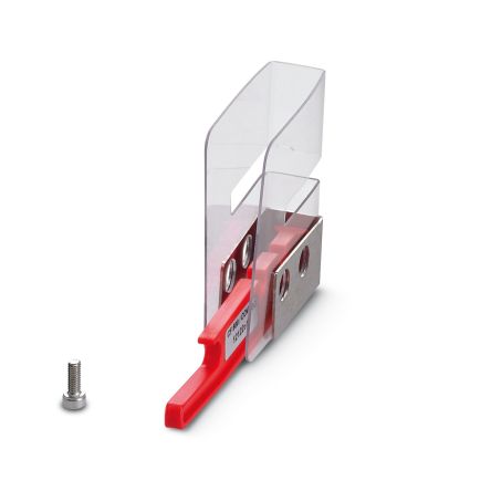 Phoenix Contact, CF 500/COV Plastic Crimp Cover, 22.5 mm Tab Size, Transparent