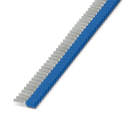 Phoenix Contact, AI Insulated Ferrule, 14 mm Pin Length, 1.3 mm Pin Diameter, Blue to 18 AWG Wire Size - pack size 500 units