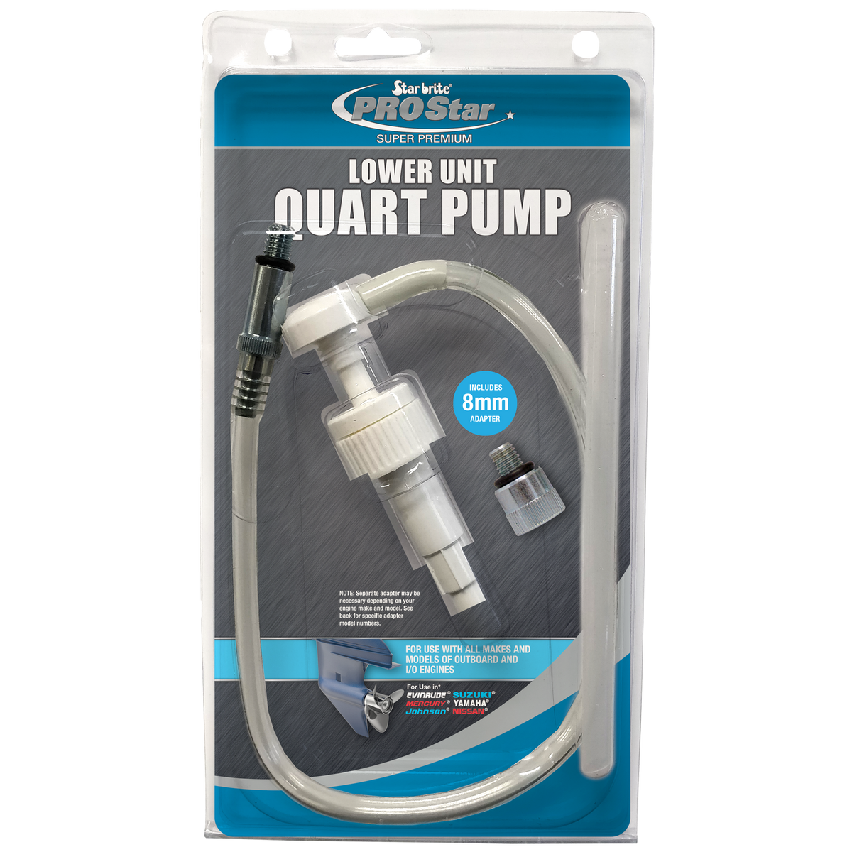 Star brite 27410 - Lower Unit Quart Pump with 8 mm Adapter