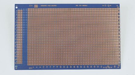 Vero Technologies 1 Photoresist Board FR4 With 52 x 86 1.02 mm Holes, 2.54 mm Pitch, 233.4 mm 160mm
